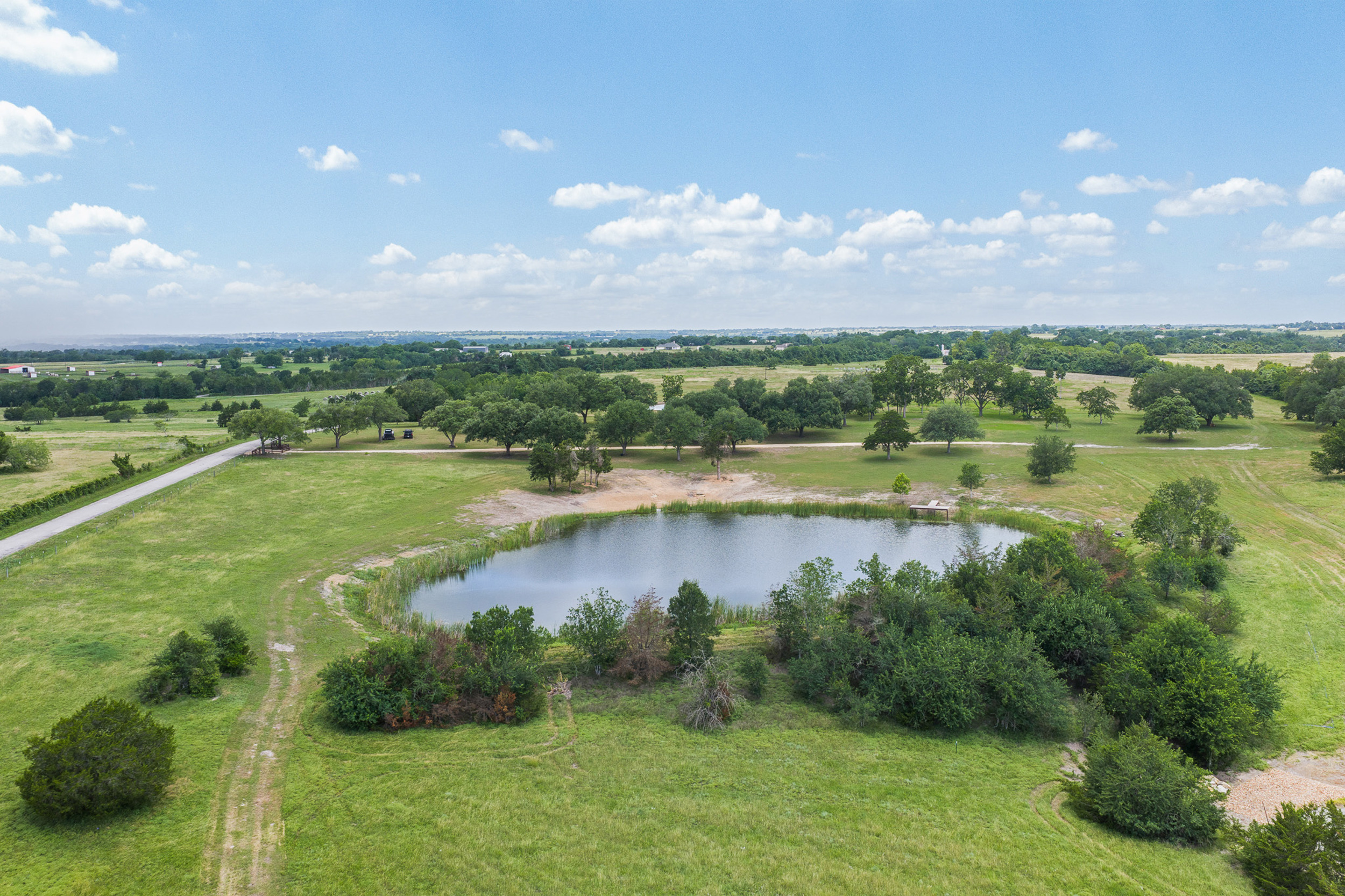 Mature pond at Lot 3 — The Clearing
