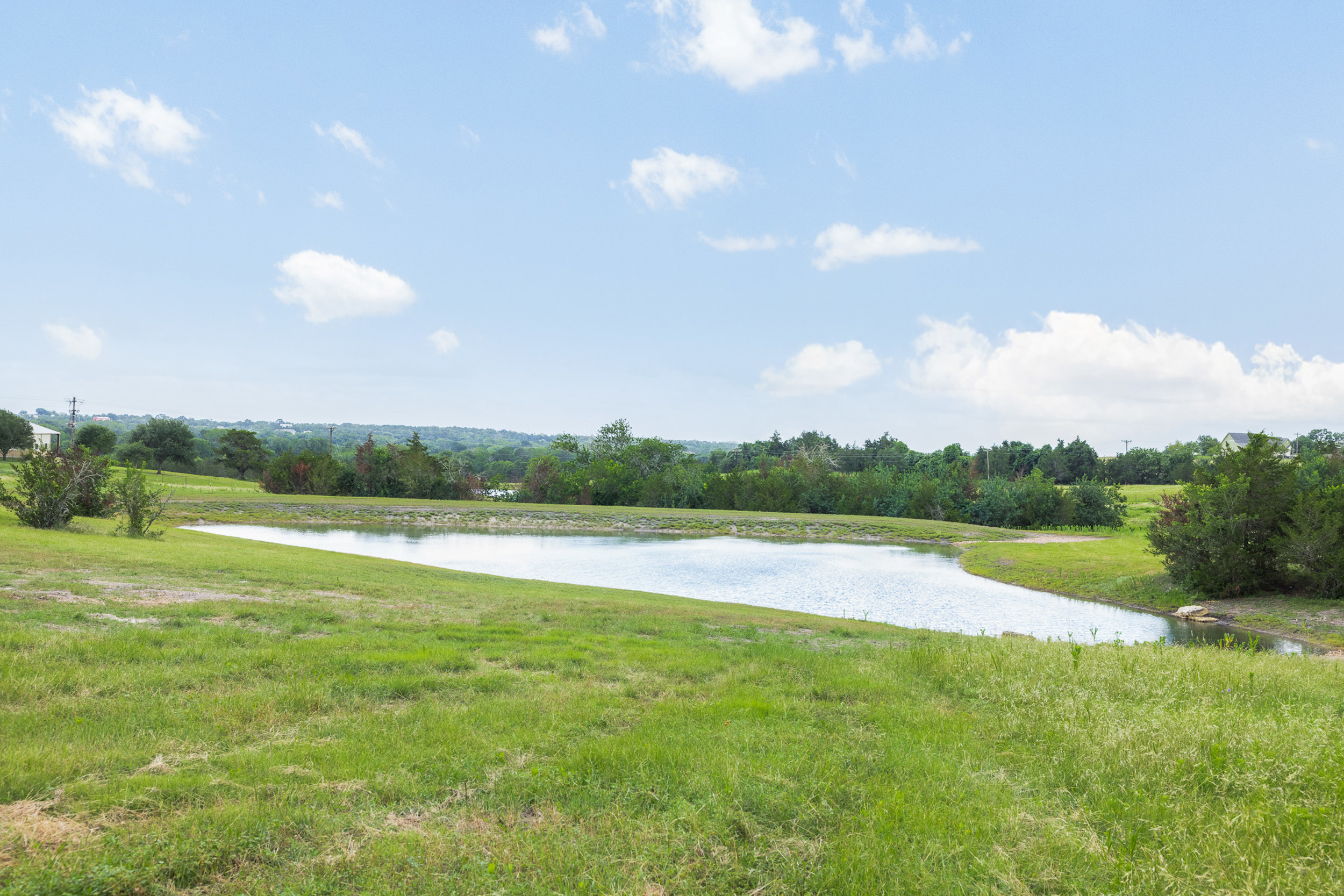 Private pond at The Clearing