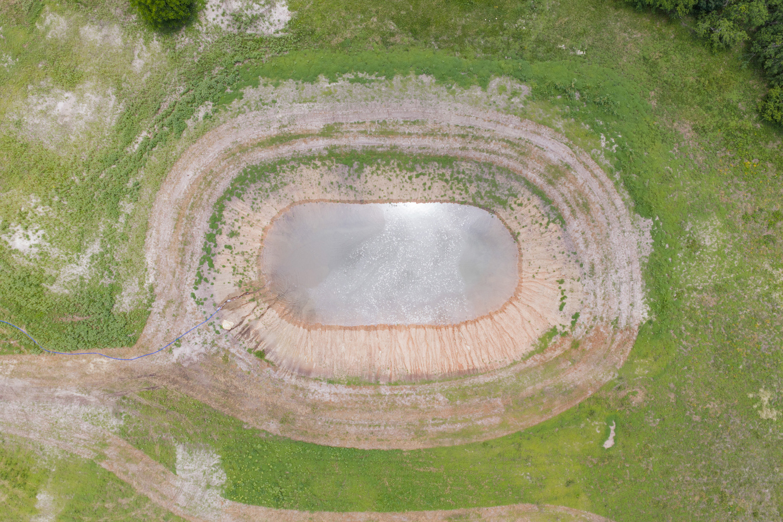 Property overview aerial at The Clearing