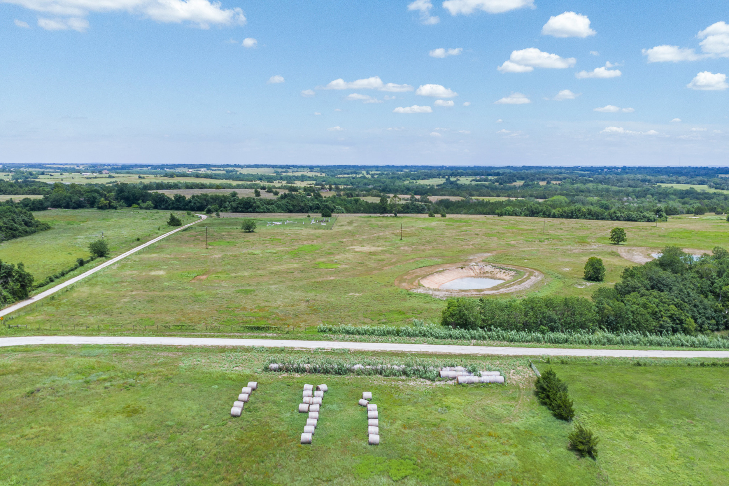Aerial overview at The Clearing