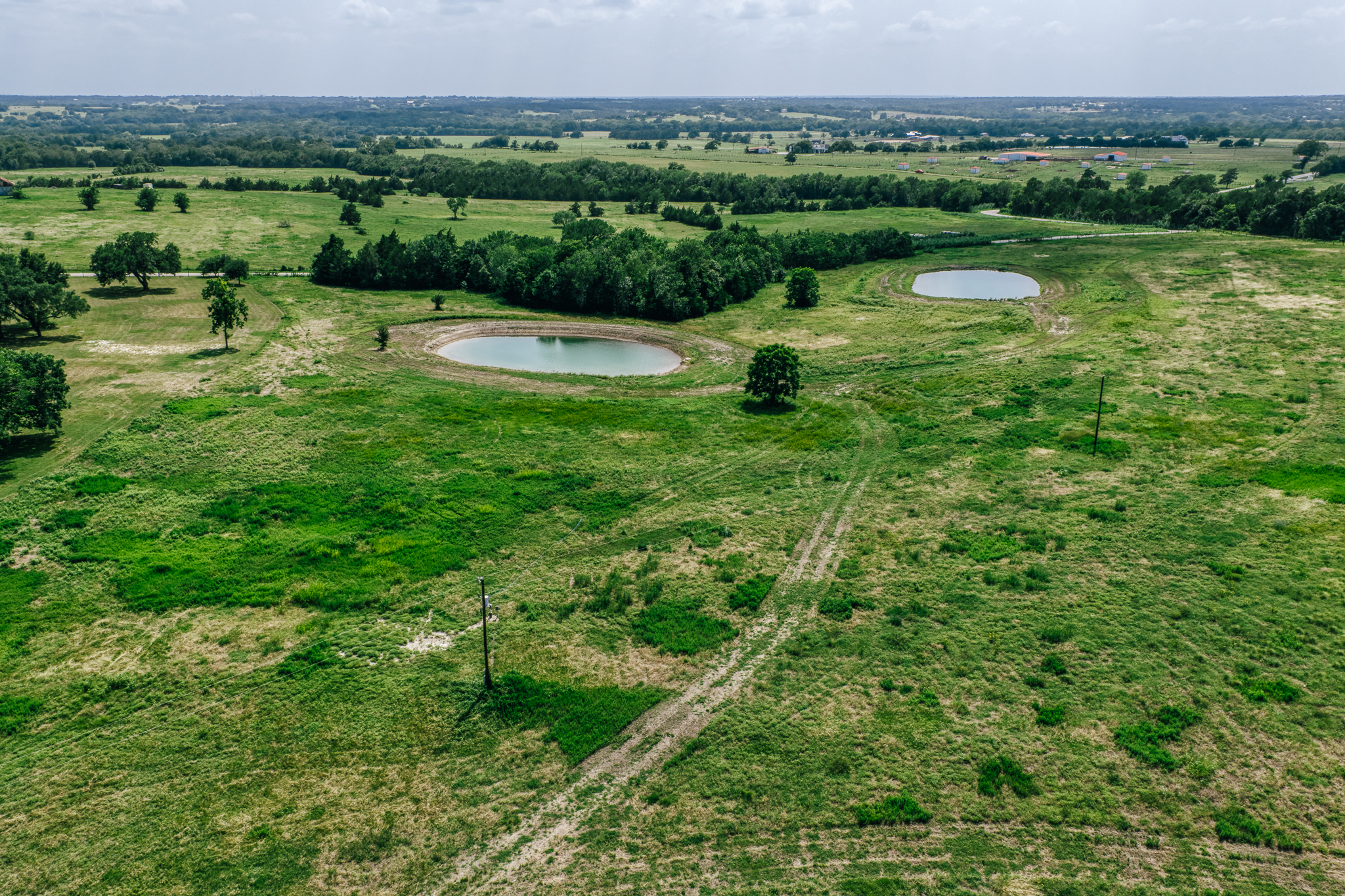 Aerial property overview of Lot 2 at The Clearing