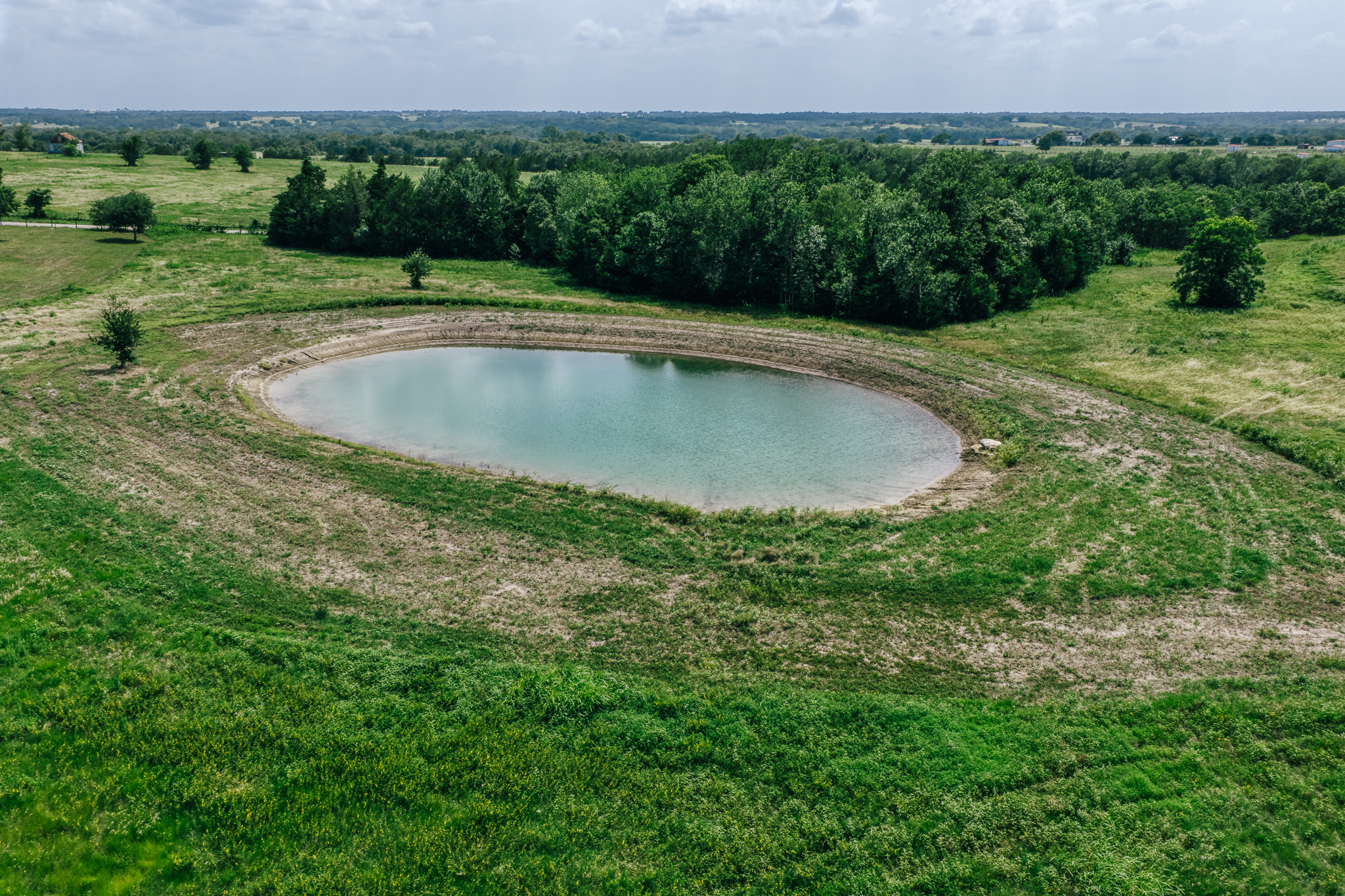 Wide aerial of The Clearing