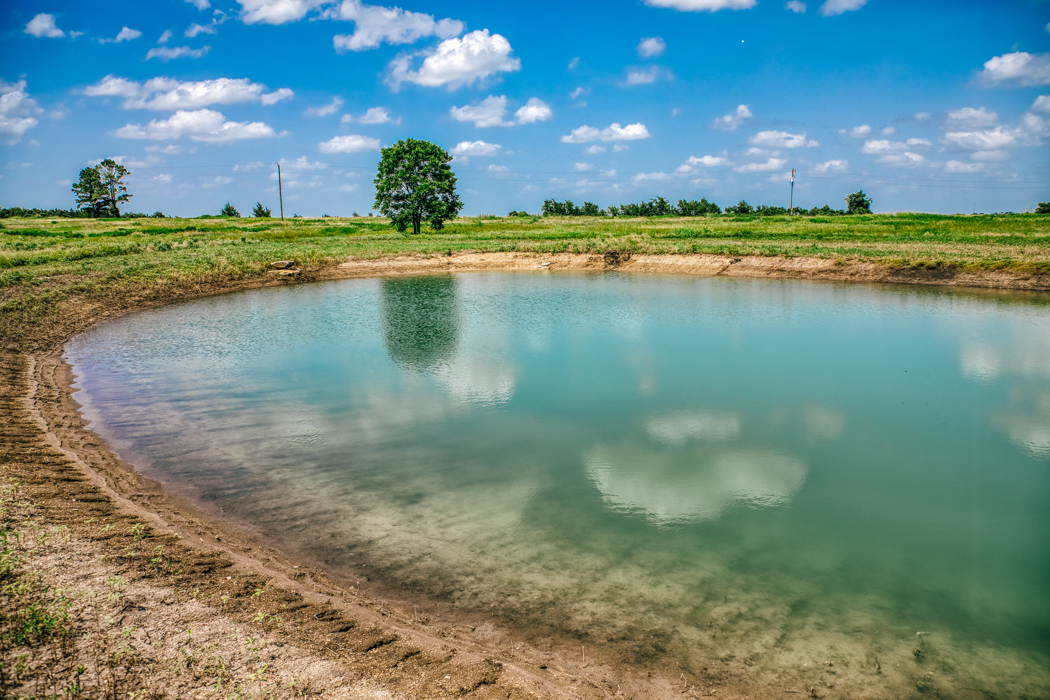 Pristine open pond at Lot 3